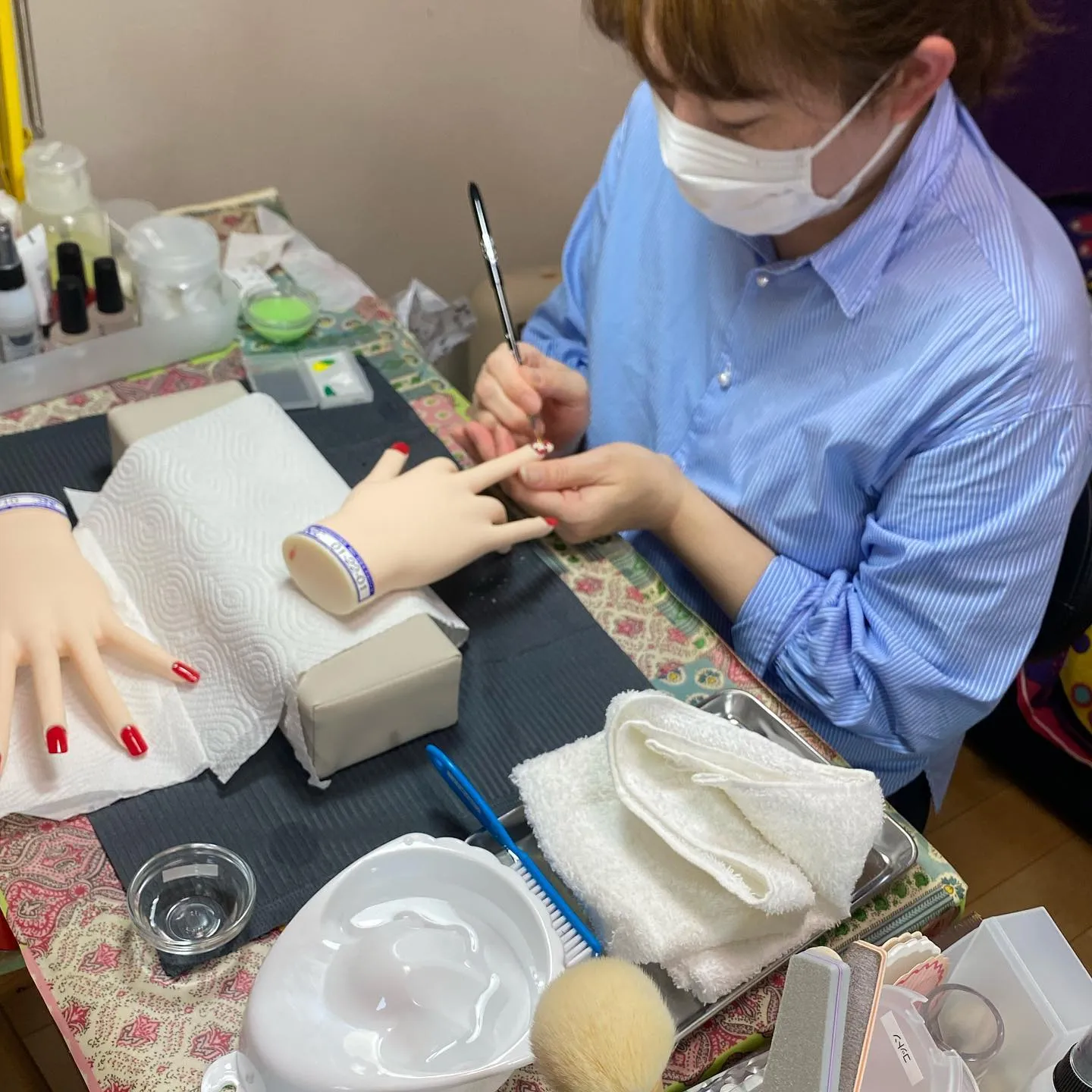 初めての試験となるネイリスト検定3級。