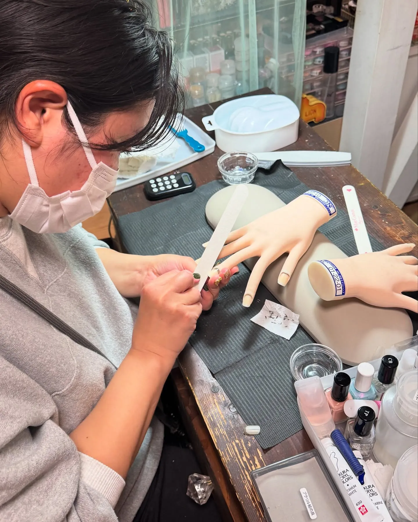 ネイリスト検定に向けて再確認。