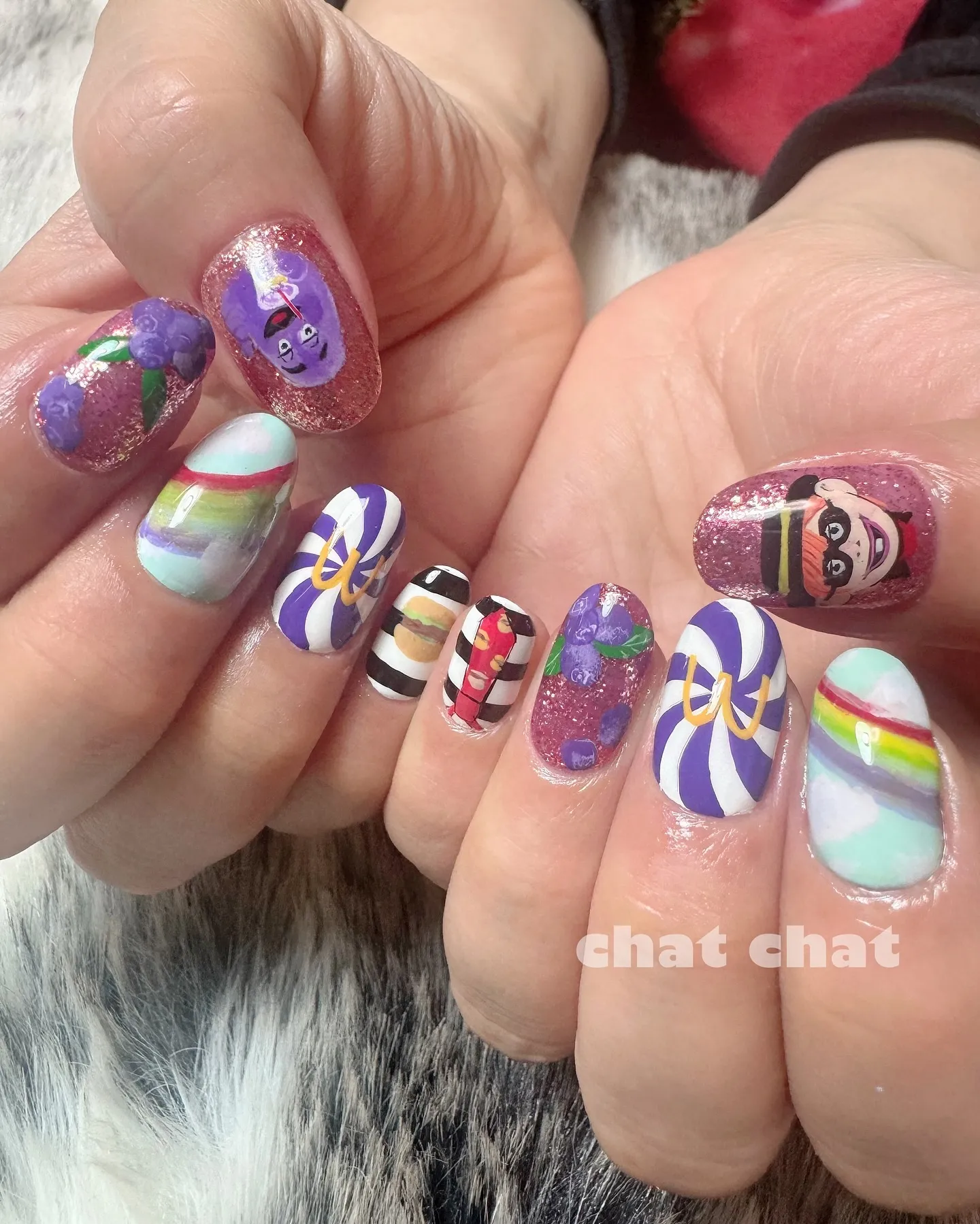 マクドナルド　グリマスシェイクnail💅
