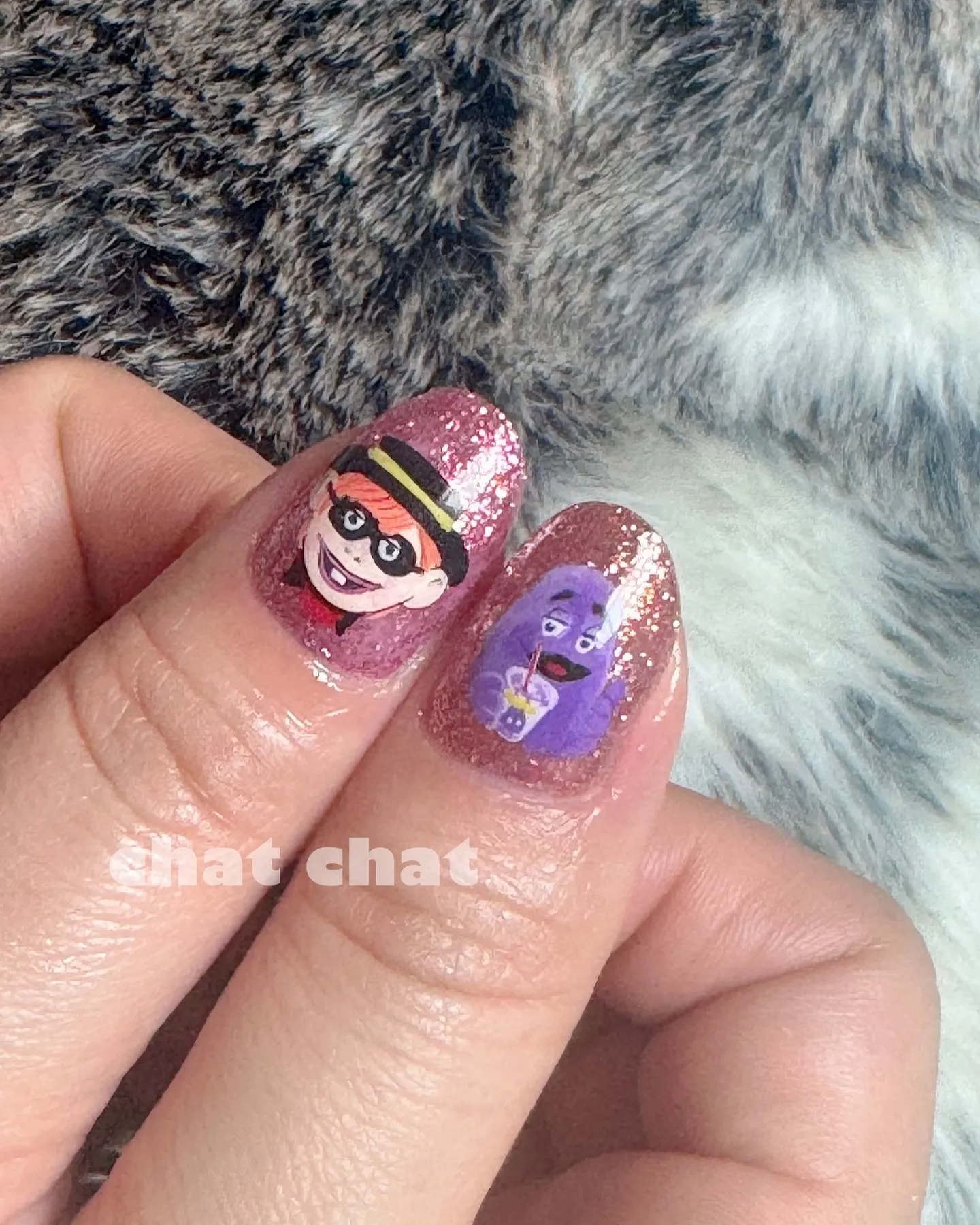 マクドナルド　グリマスシェイクnail💅