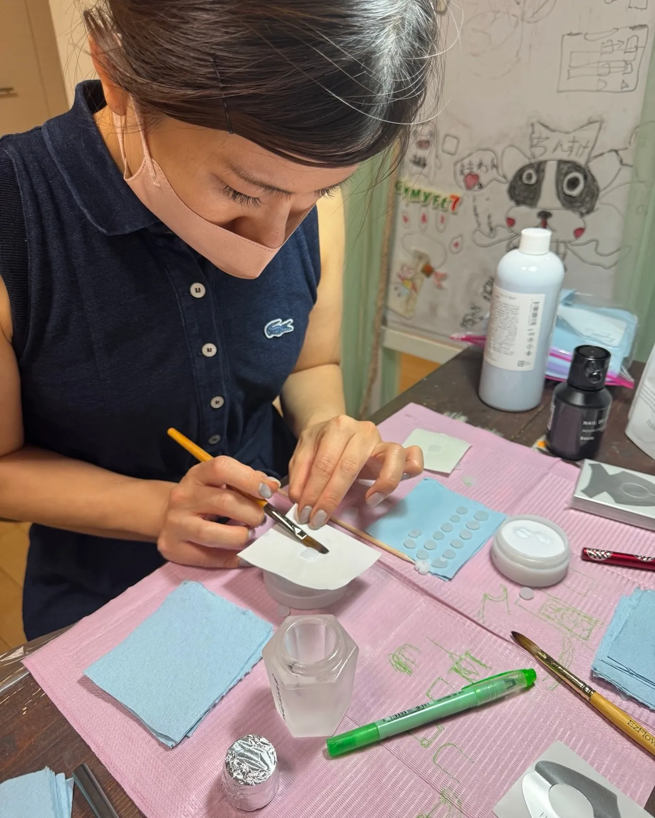 ネイリスト検定1級に向けて練習中💅